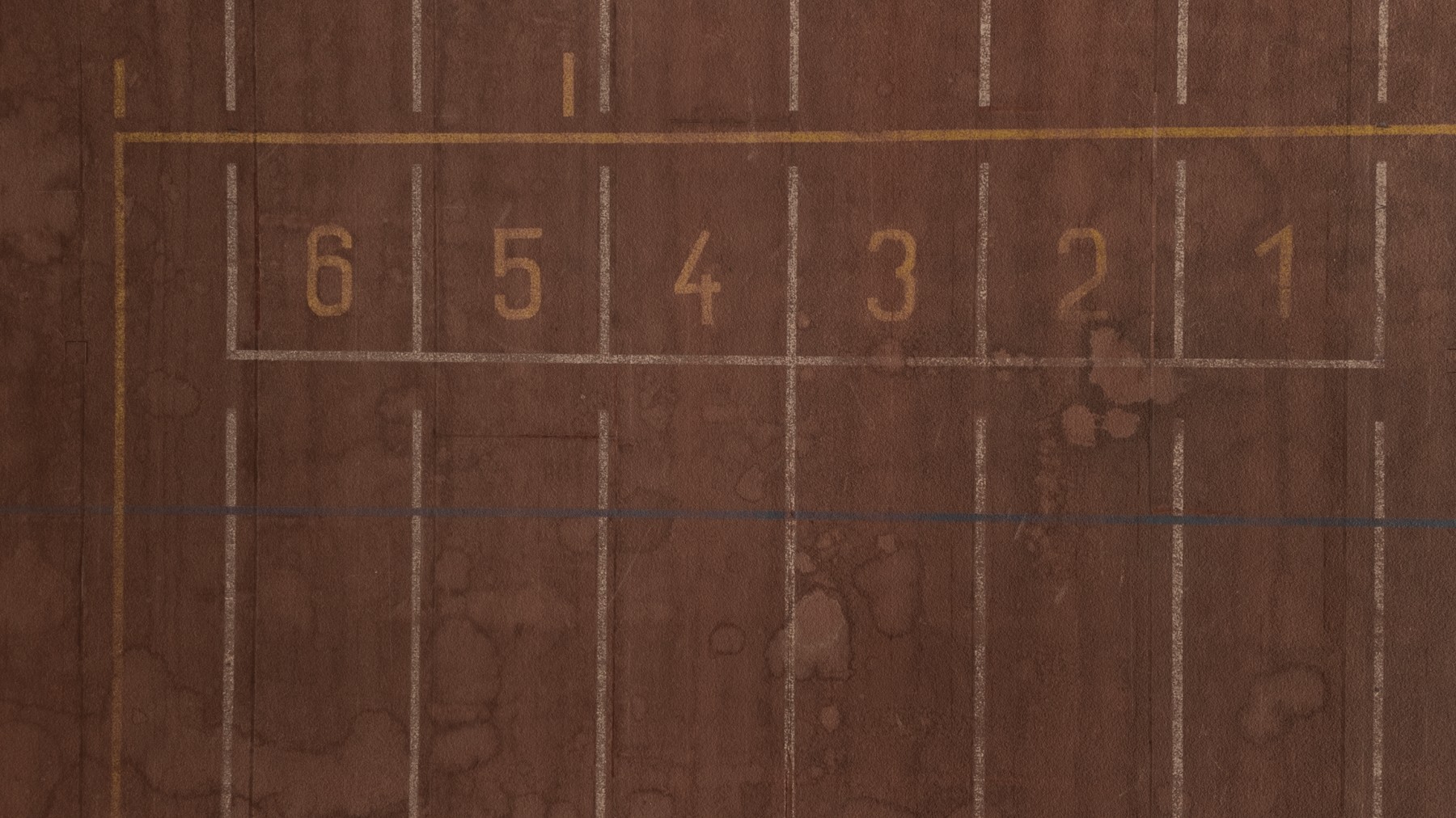 Vintage-Ansicht des Hallenbodens